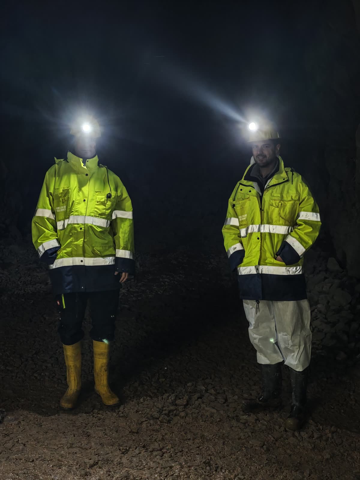 Severin (left) + Quirin Kraus — at the Sachtleben mine
